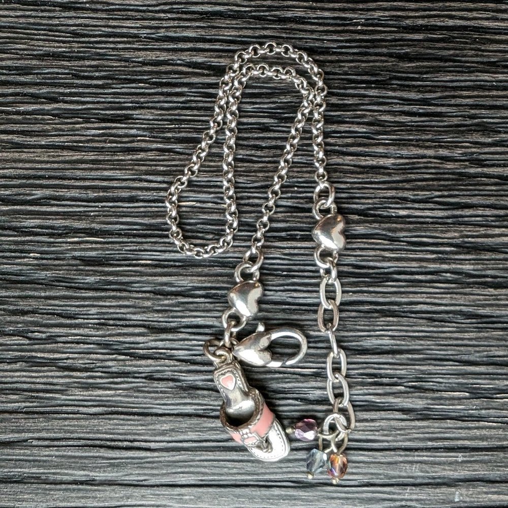 Brighton silver anklet